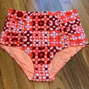 Aerie High Waisted Bikini Bottom Size Large